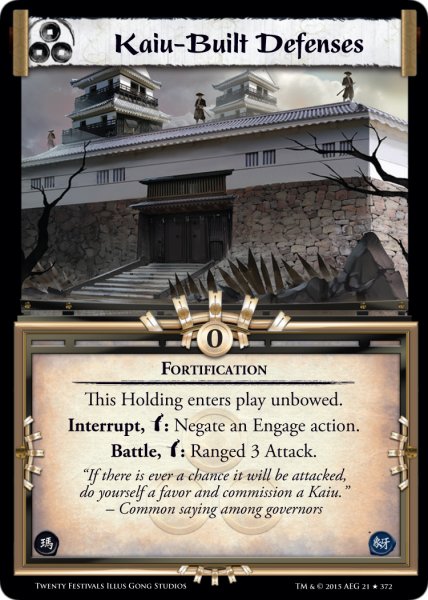 Kaiu-Built Defenses